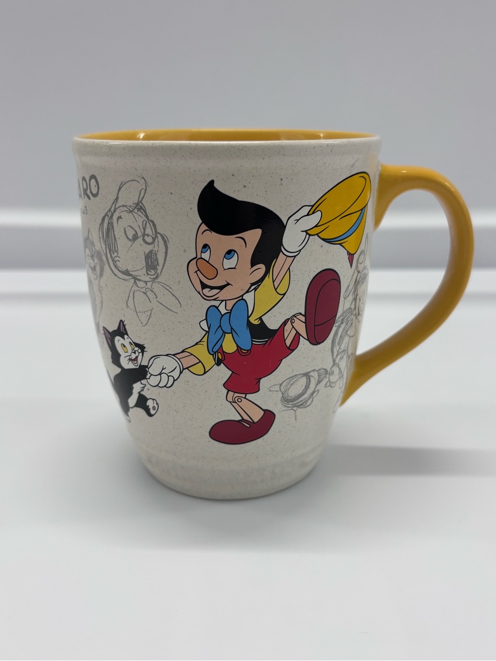 Disney Store Disney Pinocchio Figaro Ceramic Coffee Tea Mug Cup